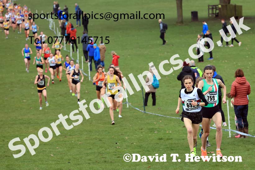 Senior Women, 2024 CAU Inter Counties Cross Country Champs., Wollaton Park, Nottingham. Photo: David T. Hewitson/Sports for All Pics